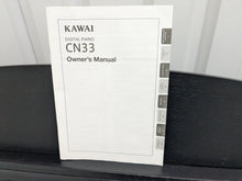 Load image into Gallery viewer, Kawai CN33 digital piano and stool in satin black finish stock number 24474