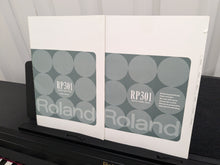 Load image into Gallery viewer, Roland RP301 digital piano in satin black finish stock number 24489