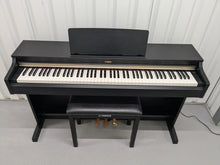 Load image into Gallery viewer, Yamaha Arius YDP-162 Digital Piano satin black clavinova keyboard stock #24483