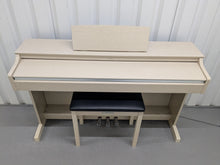 Load image into Gallery viewer, Yamaha Arius YDP-163 digital piano and stool in white ash finish stock #24480