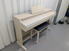 Load image into Gallery viewer, Yamaha Arius YDP-163 digital piano and stool in white ash finish stock #24480