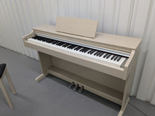 Load image into Gallery viewer, Yamaha Arius YDP-163 digital piano and stool in white ash finish stock #24480