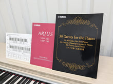 Load image into Gallery viewer, Yamaha Arius YDP-163 digital piano and stool in white ash finish stock #24480