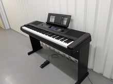 Load image into Gallery viewer, Yamaha DGX-650 rosewood portable grand piano keyboard and stand stock #24491