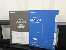 Load image into Gallery viewer, Yamaha DGX-650 rosewood portable grand piano keyboard and stand stock #24491