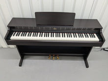 Load image into Gallery viewer, Yamaha Arius YDP-163 Digital Piano in rosewood clavinova keyboard stock # 24486