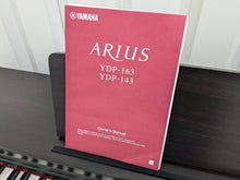 Load image into Gallery viewer, Yamaha Arius YDP-163 Digital Piano in rosewood clavinova keyboard stock # 24486