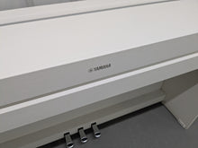 Load image into Gallery viewer, Yamaha Arius YDP-S52 satin white Digital Piano Slimline space saver stock number 25183