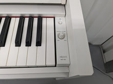 Load image into Gallery viewer, Yamaha Arius YDP-S52 satin white Digital Piano Slimline space saver stock number 25183