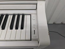 Load image into Gallery viewer, Yamaha Clavinova CLP-545 digital piano in satin white with stool. stock nr 24494