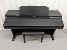 Load image into Gallery viewer, TECHNICS SX-PX554 DIGITAL PIANO AND STOOL IN SATIN BLACK stock number 24495