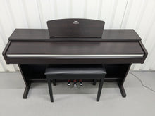 Load image into Gallery viewer, Yamaha Arius YDP-141 digital piano and stool in rosewood stock # 24498