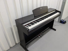 Load image into Gallery viewer, Yamaha Arius YDP-141 digital piano and stool in rosewood stock # 24498