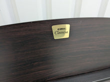 Load image into Gallery viewer, Yamaha Clavinova CLP-120 Digital Piano and stool in dark rosewood stock #24511