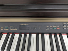 Load image into Gallery viewer, Yamaha Clavinova CLP-120 Digital Piano and stool in dark rosewood stock #24511