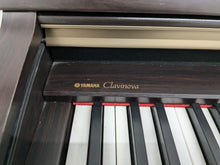 Load image into Gallery viewer, Yamaha Clavinova CLP-120 Digital Piano and stool in dark rosewood stock #24511