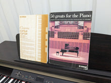 Load image into Gallery viewer, Yamaha Clavinova CLP-120 Digital Piano and stool in dark rosewood stock #24511