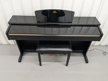 Load image into Gallery viewer, Yamaha Arius YDP-C71PE Digital Piano in polished ebony glossy black stock #24508
