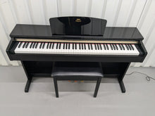 Load image into Gallery viewer, Yamaha Arius YDP-C71PE Digital Piano in polished ebony glossy black stock #24508