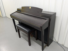 Load image into Gallery viewer, YAMAHA CLAVINOVA CLP-270 DIGITAL PIANO AND STOOL IN DARK ROSEWOOD stock nr 24510