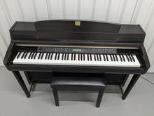 Load image into Gallery viewer, YAMAHA CLAVINOVA CLP-270 DIGITAL PIANO AND STOOL IN DARK ROSEWOOD stock nr 24510