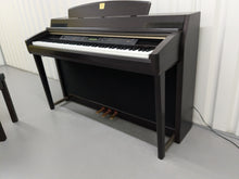 Load image into Gallery viewer, YAMAHA CLAVINOVA CLP-270 DIGITAL PIANO AND STOOL IN DARK ROSEWOOD stock nr 24510