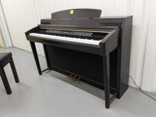 Load image into Gallery viewer, YAMAHA CLAVINOVA CLP-270 DIGITAL PIANO AND STOOL IN DARK ROSEWOOD stock nr 24510