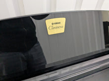 Load image into Gallery viewer, Yamaha Clavinova CLP-320PE Digital Piano and stool Glossy Black stock no 24523