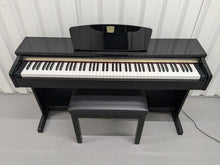 Load image into Gallery viewer, Yamaha Clavinova CLP-320PE Digital Piano and stool Glossy Black stock no 24523