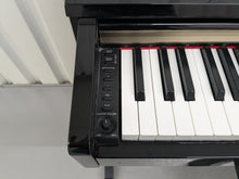 Load image into Gallery viewer, Yamaha Clavinova CLP-320PE Digital Piano and stool Glossy Black stock no 24523
