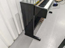Load image into Gallery viewer, Yamaha Clavinova CLP-320PE Digital Piano and stool Glossy Black stock no 24523
