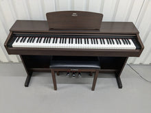 Load image into Gallery viewer, Yamaha Arius YDP-140 digital piano and stool dark rosewood finish stock # 24505