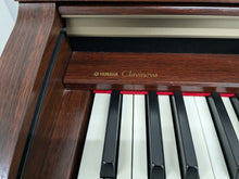 Load image into Gallery viewer, Yamaha Clavinova CLP-150 digital piano and stool in mahogany stock #24519
