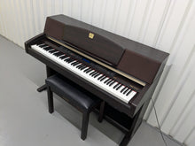 Load image into Gallery viewer, Yamaha Clavinova CLP-970 Digital Piano and stool in rosewood stock #24524