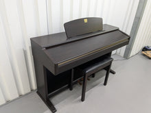 Load image into Gallery viewer, Yamaha Clavinova CLP-120 Digital Piano and stool in dark rosewood stock #24525