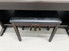 Load image into Gallery viewer, Yamaha Clavinova CLP-120 Digital Piano and stool in dark rosewood stock #24525