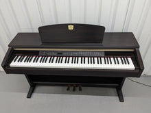 Load image into Gallery viewer, Yamaha Clavinova CLP-120 Digital Piano and stool in dark rosewood stock #24525