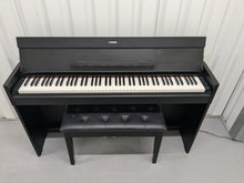 Load image into Gallery viewer, Yamaha Arius YDP-S52 black Digital Piano Slimline space saver stock number 24500