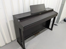 Load image into Gallery viewer, Roland HP302 digital piano and stool in dark rosewood finish stock number 24521