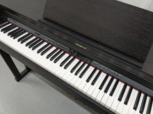 Load image into Gallery viewer, Roland HP302 digital piano and stool in dark rosewood finish stock number 24476