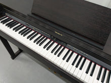 Load image into Gallery viewer, Roland HP302 digital piano and stool in dark rosewood finish stock number 24521