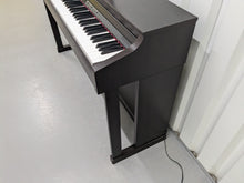 Load image into Gallery viewer, Roland HP302 digital piano and stool in dark rosewood finish stock number 24476