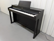 Load image into Gallery viewer, Roland HP302 digital piano and stool in dark rosewood finish stock number 24476
