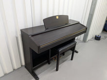 Load image into Gallery viewer, Yamaha Clavinova CLP-120 Digital Piano and stool in dark rosewood stock #24518