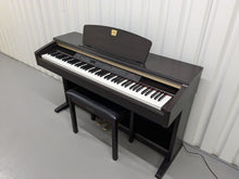 Load image into Gallery viewer, Yamaha Clavinova CLP-120 Digital Piano and stool in dark rosewood stock #24518
