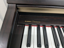 Load image into Gallery viewer, Yamaha Clavinova CLP-120 Digital Piano and stool in dark rosewood stock #24518