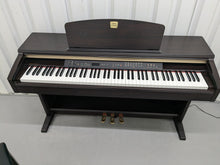 Load image into Gallery viewer, Yamaha Clavinova CLP-120 Digital Piano and stool in dark rosewood stock #24518