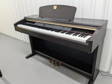Load image into Gallery viewer, Yamaha Clavinova CLP-120 Digital Piano and stool in dark rosewood stock #24518