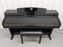 Load image into Gallery viewer, Yamaha Clavinova CLP-240PE Digital Piano polished GLOSSY BLACK stock # 24522