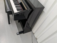 Load image into Gallery viewer, Yamaha Clavinova CLP-240PE Digital Piano polished GLOSSY BLACK stock # 24522